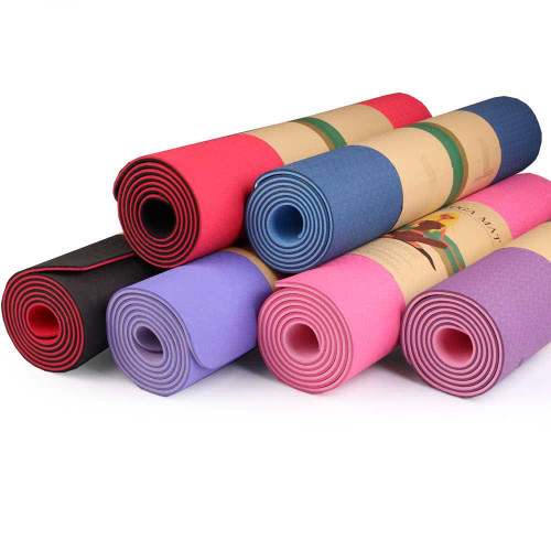 مت یوگا برند الکس خط دار دوطرفه