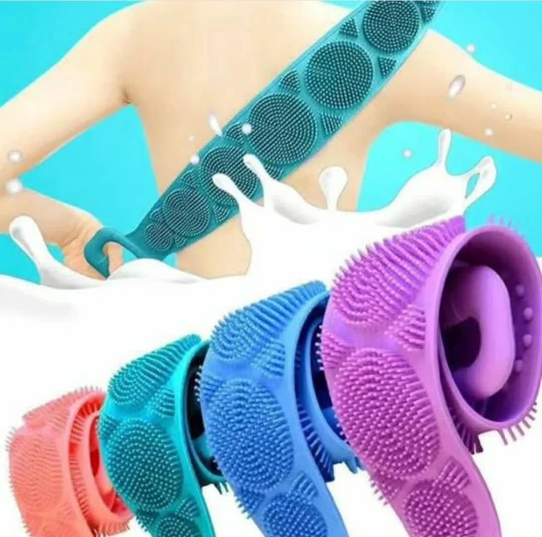 لیف سیلیکونی بلند دسته دار معروف به لیف کمری ضد باکتری و دارای خاصیت پاک کنندگی بالا بدون جذب الودگی در حمام